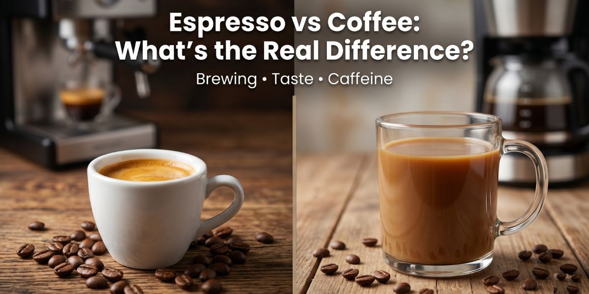 The Difference Between Espresso and Coffee (Secret Revealed)